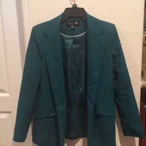 Women's deep emerald blazer
